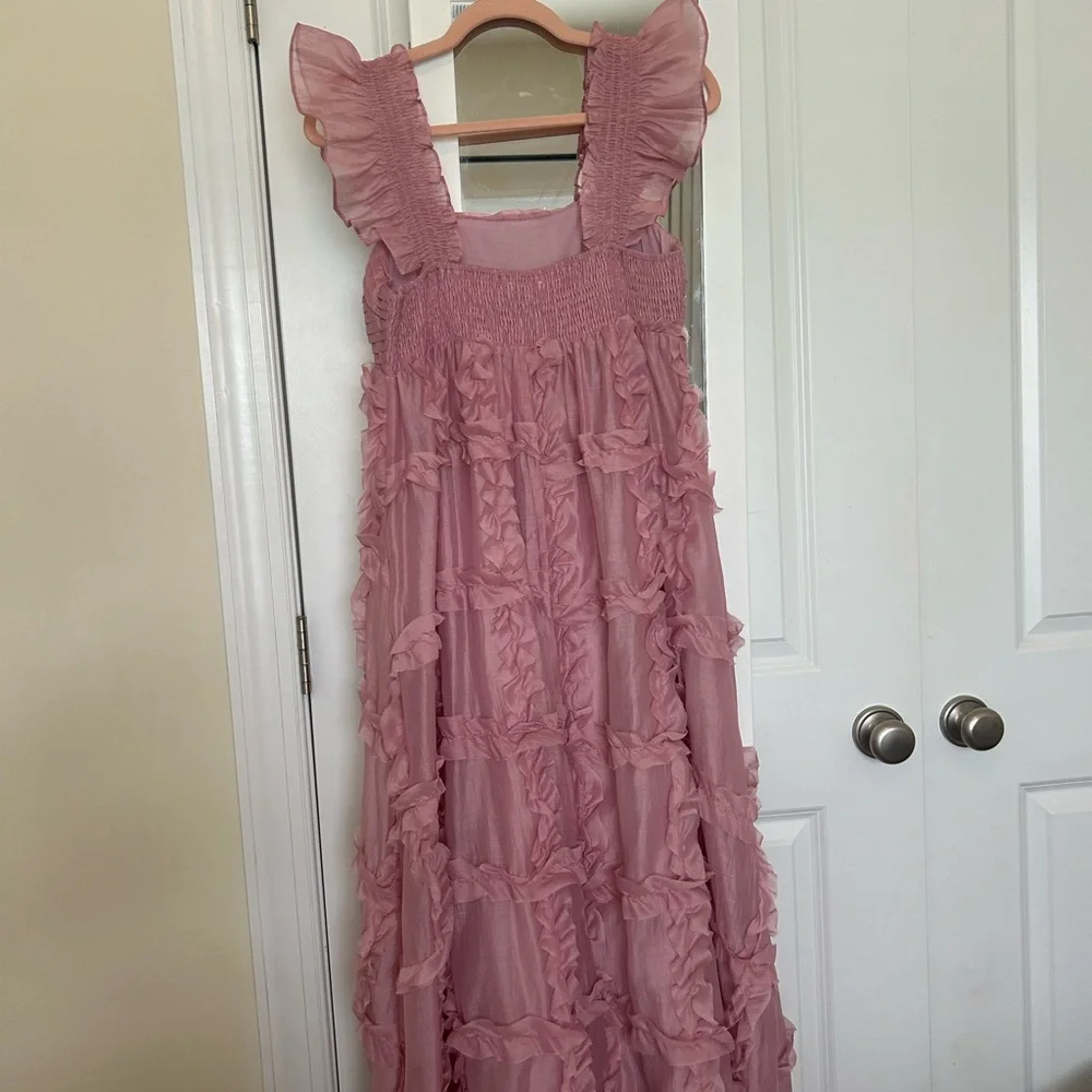Pink Ruffled Dress - Picture 3 of 4